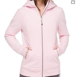 Lululemon light pink Scuba hoodie